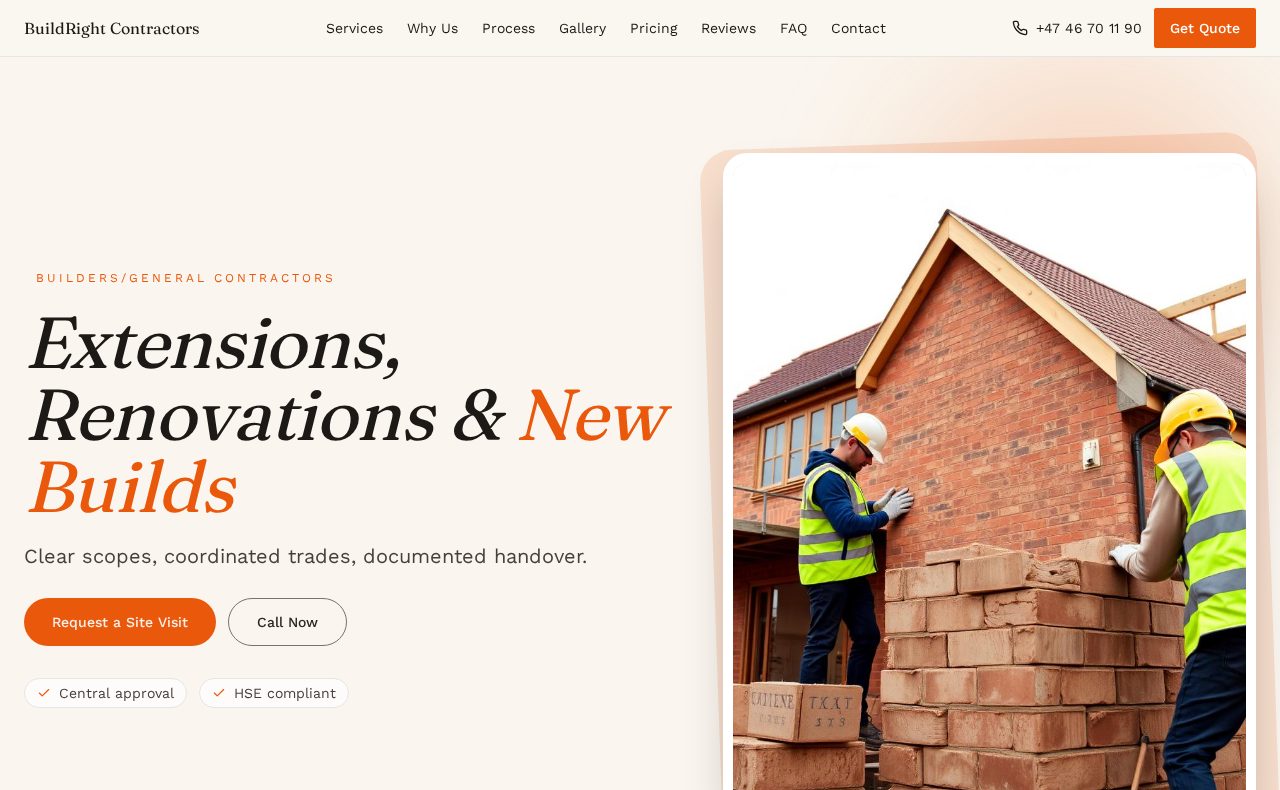 Builder website built by IndustrySites Pro
